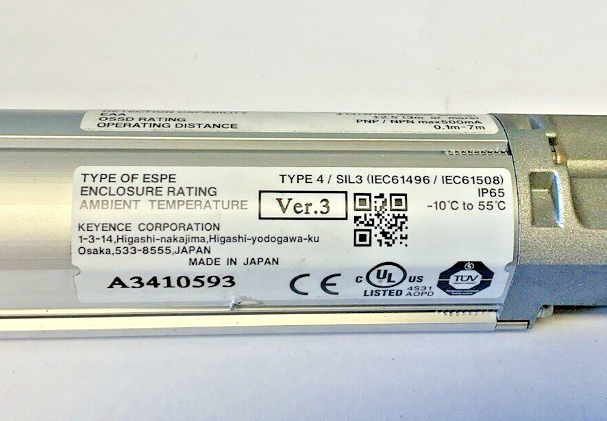 KEYENCE SL-V23F-R RECEIVER 24VDC 78MA CLASS2