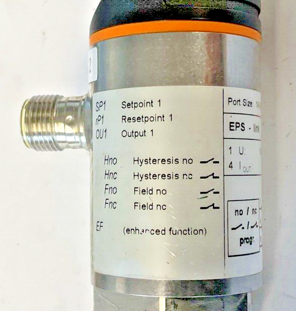 IFM PN5201 PRESSURE SWITCH 1/4NPT 5800PSI