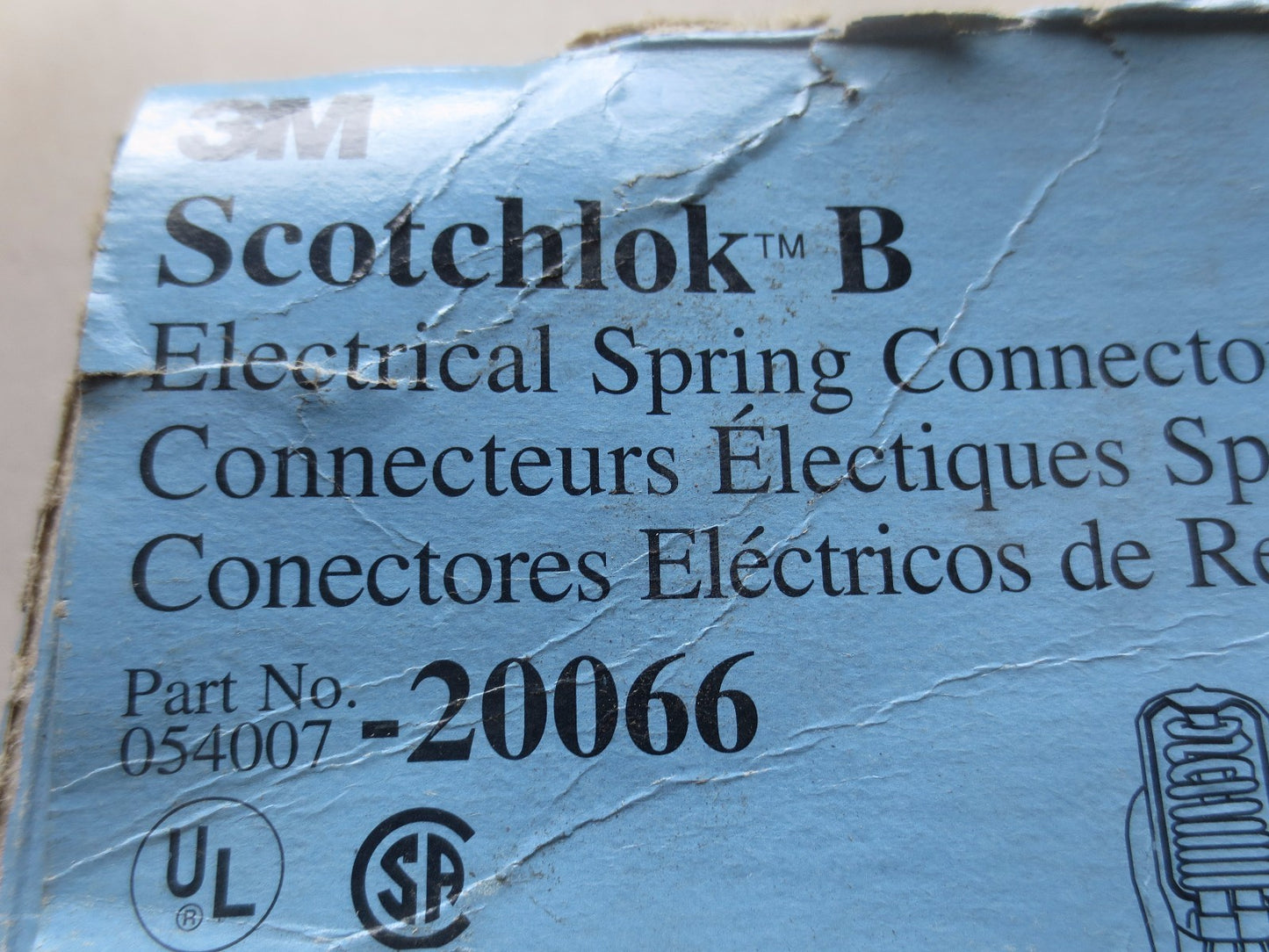 3M SCOTCHLOK B - 20066 SPRING CONNECTORS - NEW SURPLUS - LOT of 44