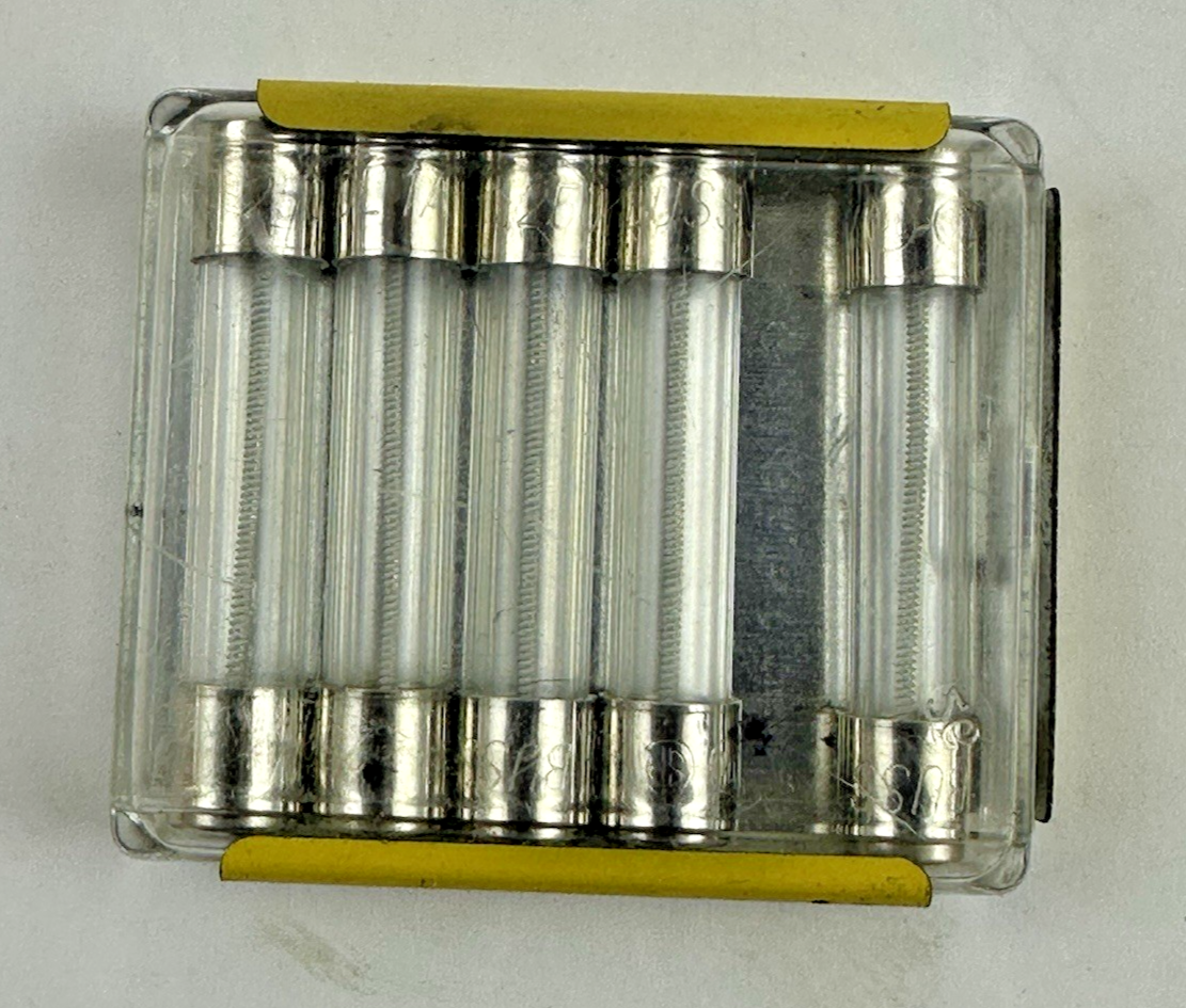 COOPER BUSSMANN MDL-1 FUSE 125VAC 5 PACK LOT OF 3