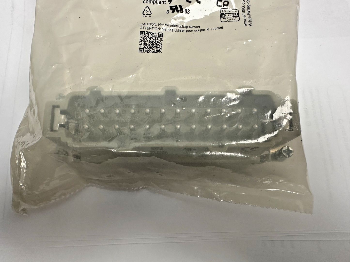 HARTING 09330242601 RECTANGULAR PLUG INSERT HAN 24ESTI-S