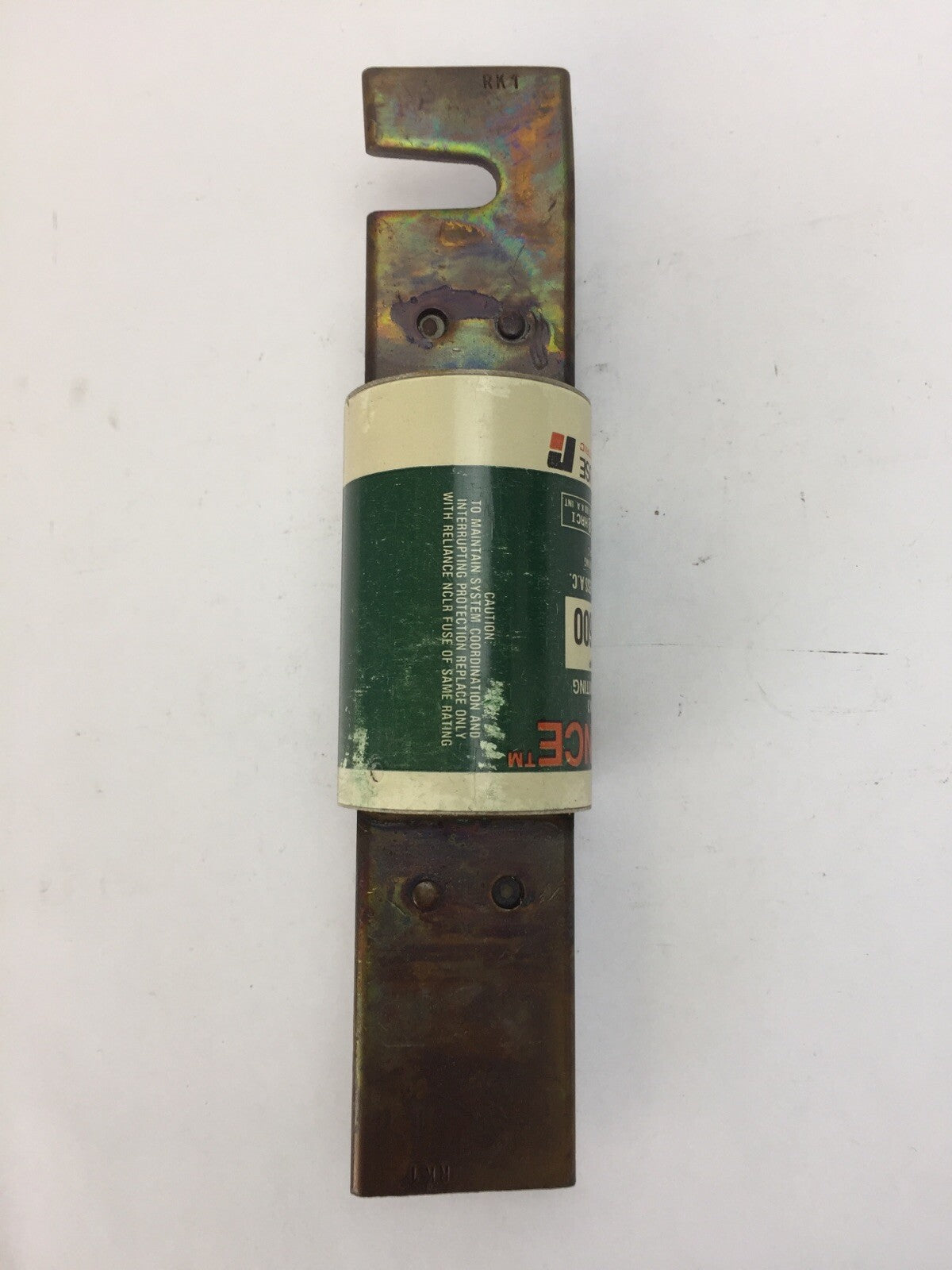 RELIANCE ELECTRIC NCLR 600 CURRENT LIMITING CLASS RK1 FUSE 600AMP 250VAC
