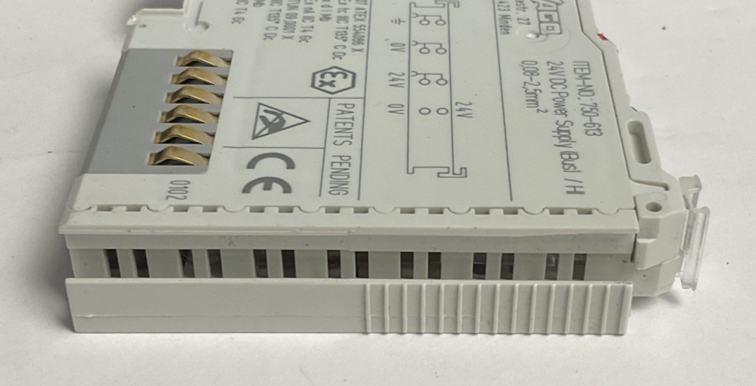 WAGO 750-613 POWER SUPPLY MODULE 24VDC
