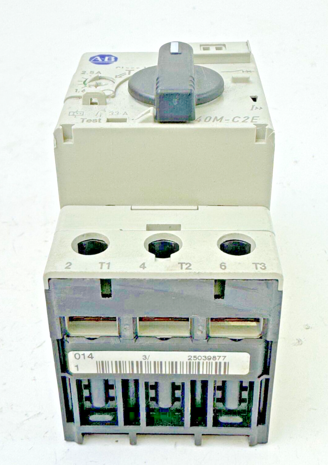 ALLEN-BRADLEY - 140M-C2E-B25 SER. C - MANUAL MOTOR PROTECTOR - 1.6 A - 2.5 A
