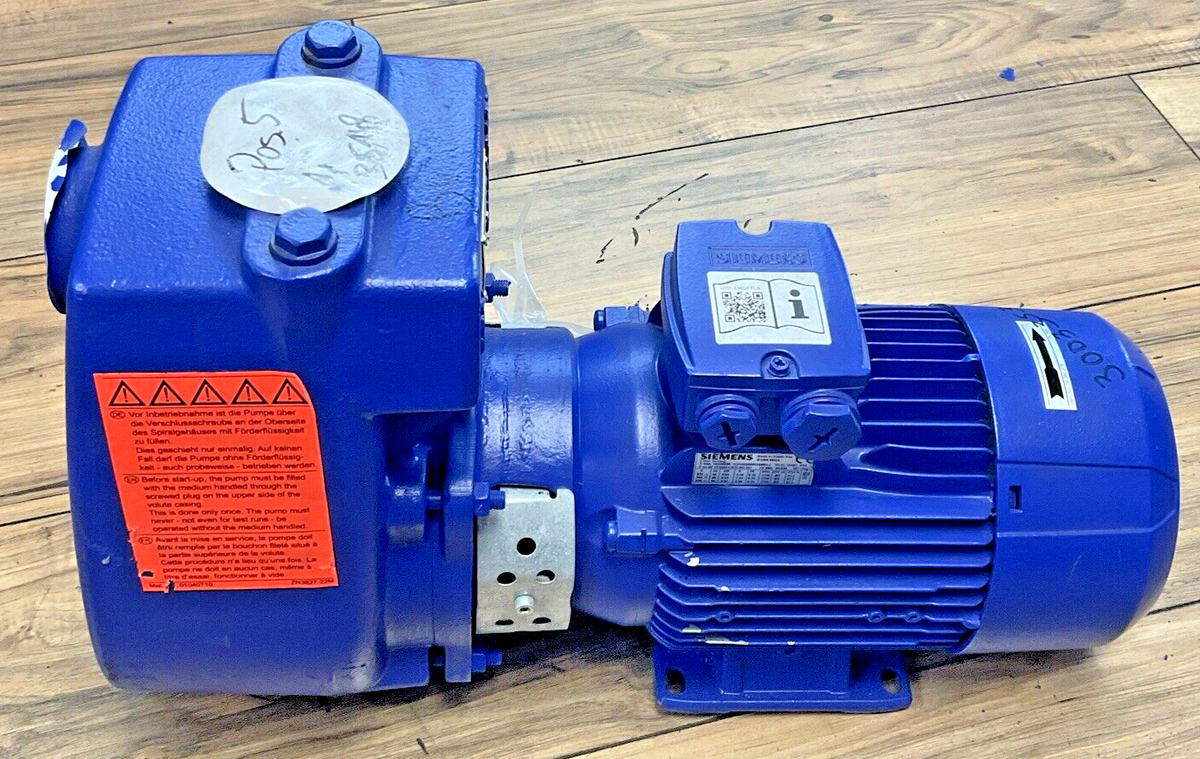 KSB ETPB032-032-120 PUMP GGXI01D100064 1740 1/MIN 60HZ