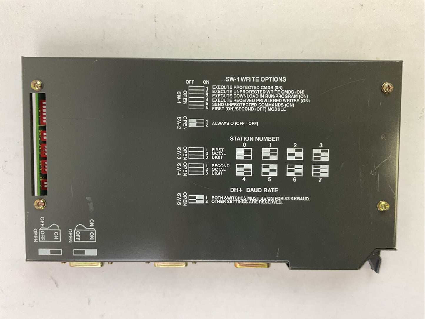 ALLEN BRADLEY 1785-KA3 DH+PLC-2 INTFC REV J02 FIRMWARE REV D