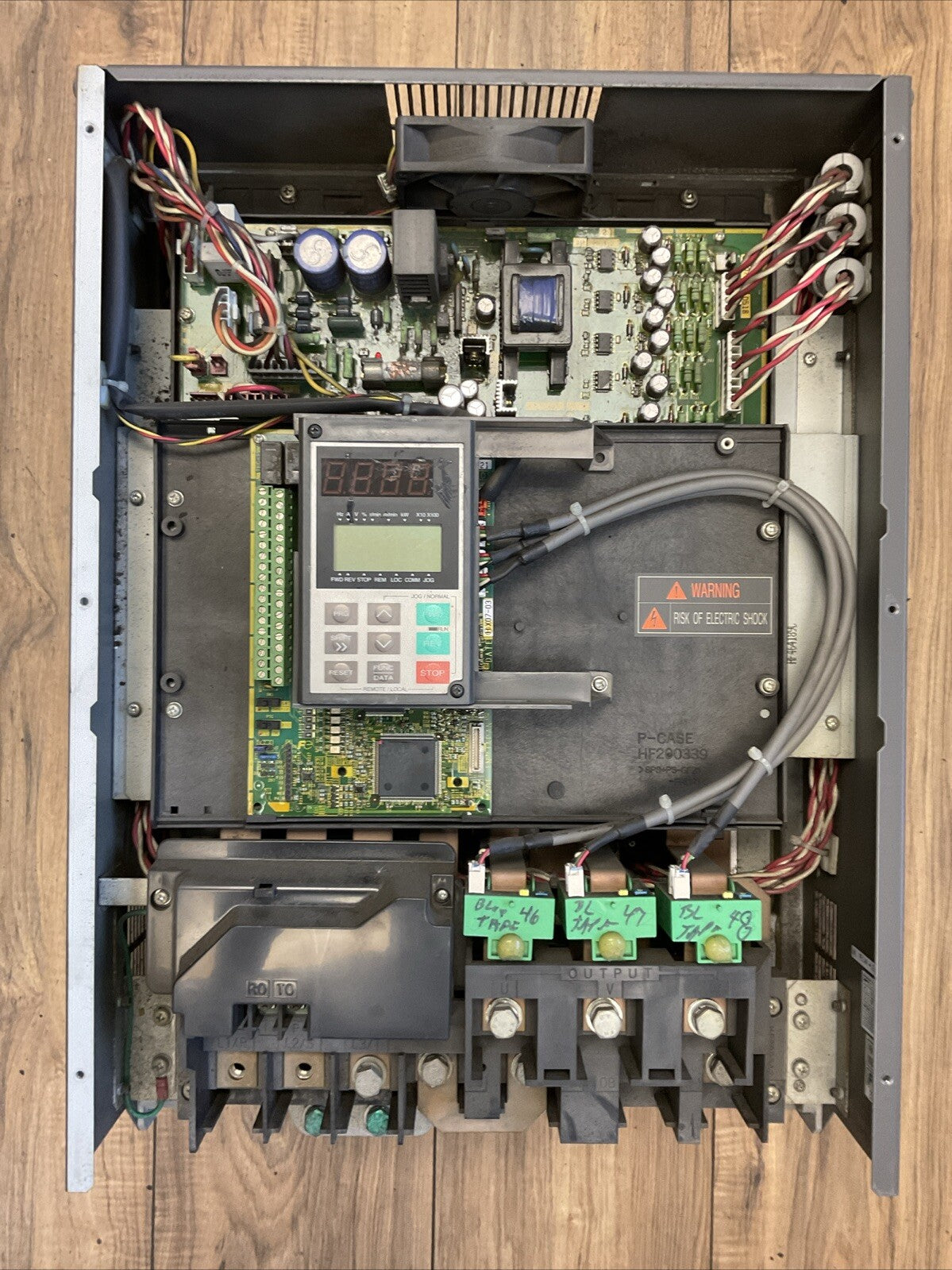 FUJI FRN050G11S-4UX FRENIC 5000G11 DRIVE OUTPUT 3PH 380-460V 50HP 75A INPUT 3PH