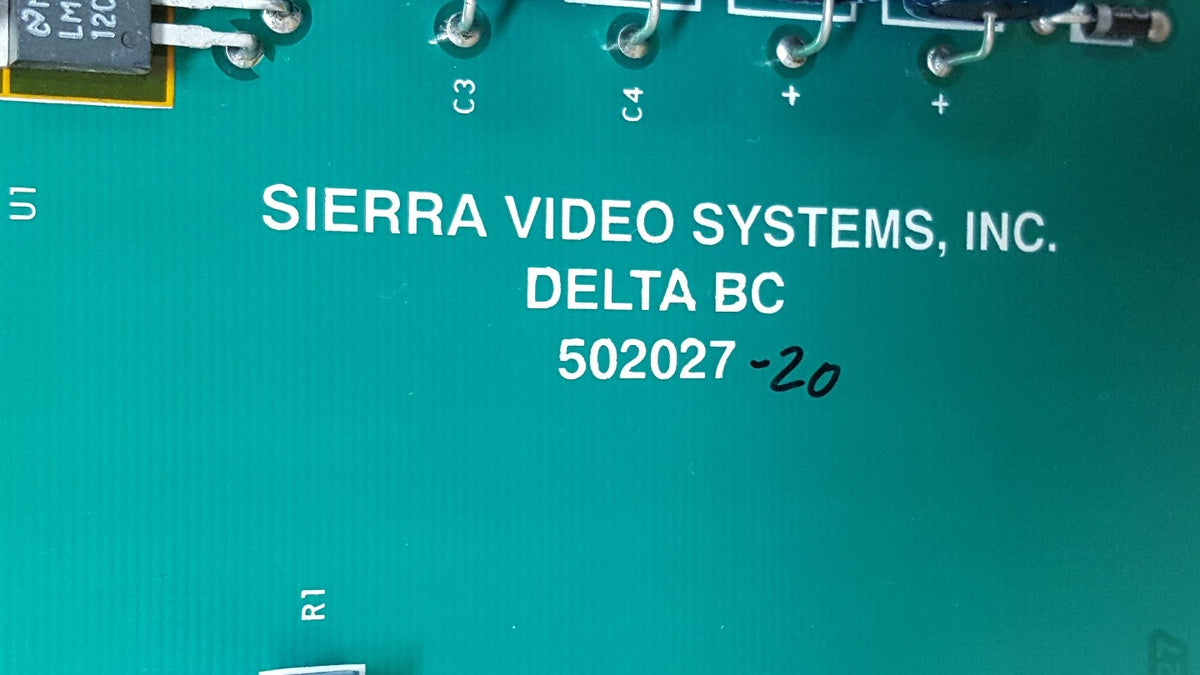 SIERRA VIDEO SYSTEMS 502027
