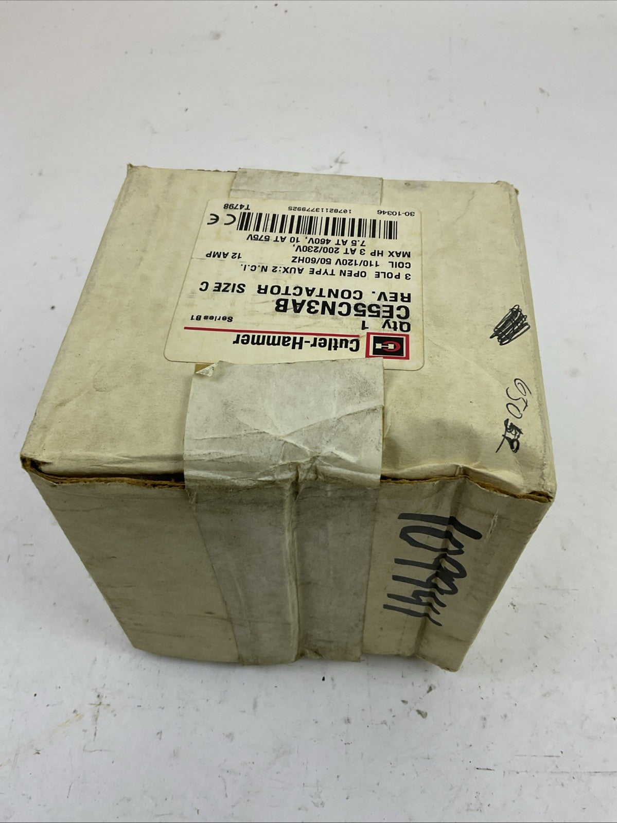 CUTLER HAMMER CE55CN3AB SIZE C SERIES B1 REVERSING CONTACTOR COIL 110/120V