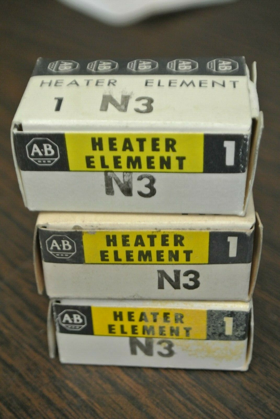 LOT of 3 / ALLEN-BRADLEY N3 THERMAL OVERLOAD HEATER ELEMENT / NEW SURPLUS