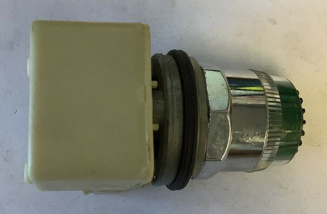 SQUARE D PUSH BUTTON GREEN CAP KM35LG LIGHT MODULE 24-28VAC-DC