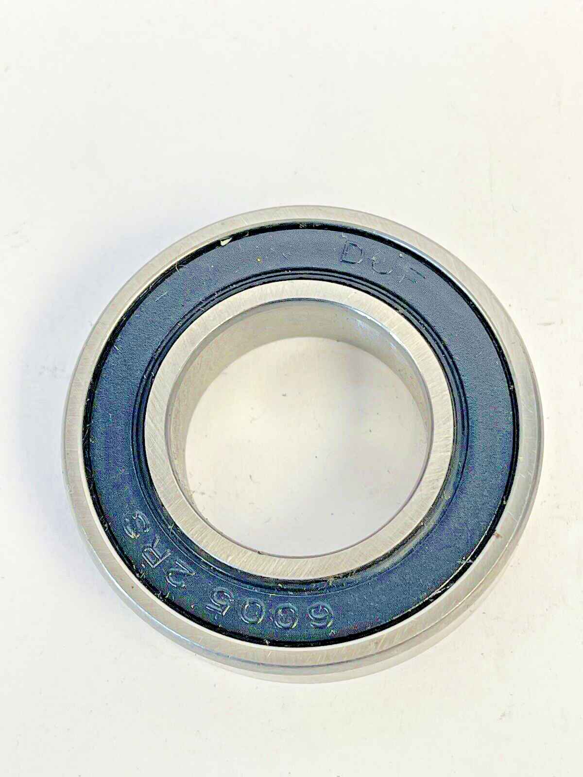 DUF *LOT OF 2*- 6005-2RS -DEEP GROOVE DOUBLE RUBBER SEAL BALL BEARING-25x47x12mm