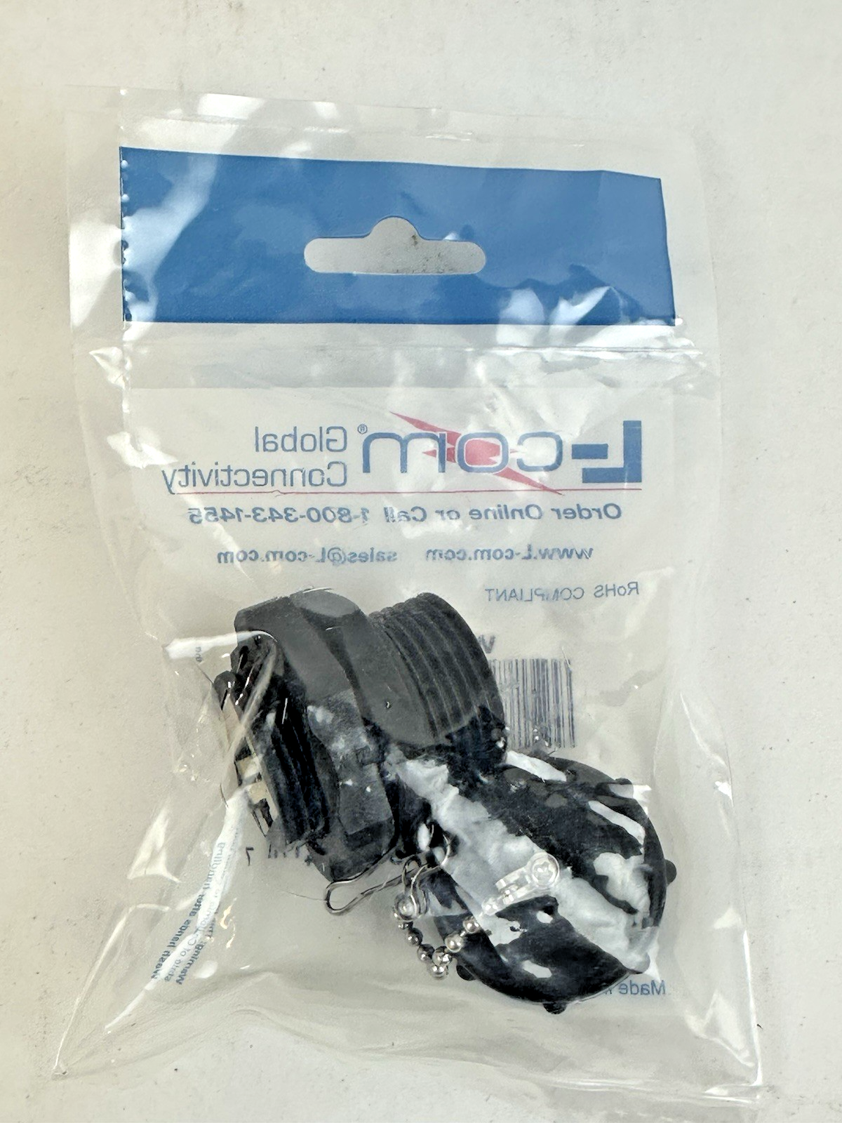 L-COM WPBHC5E BULKHEAD PANEL MOUNT COUPLER