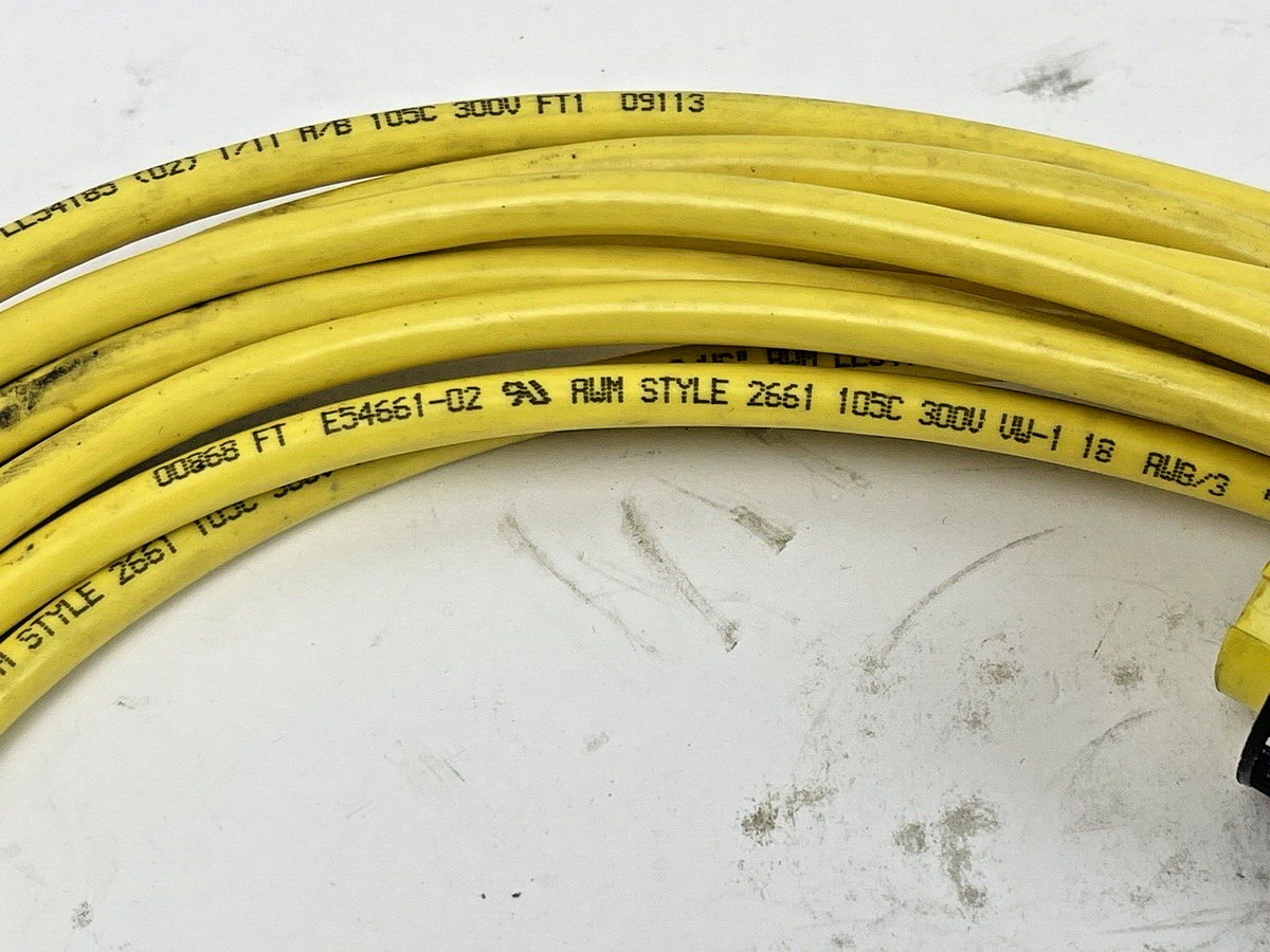 WOODHEAD / BRAD - 1300060345 - 5M 18/3 AWG PVC CORDSET - REPLACES P/N 40903-E