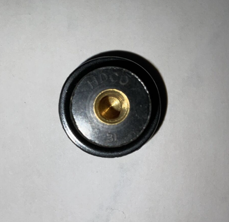 DAVIES MOLDING 2965HW KNOB FLUTED 1/4"-20 PLASTIC***LOTOF20***