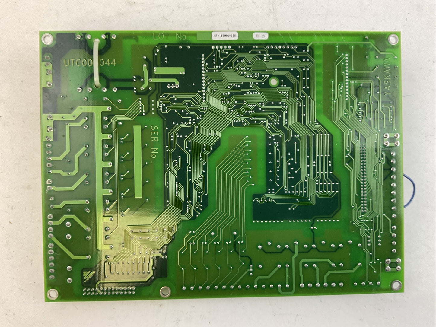 YASKAWA UTC000044 R11 BYPASS CONTROL CIRCUIT BOARD UWR00563-1 REV:0 EXCEL 161