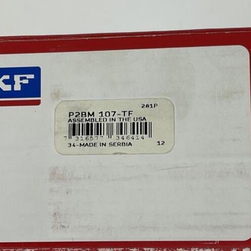 SKF P2BM 107-TF BORE PILLOW BLOCK BEARING YAR 208-107-2F