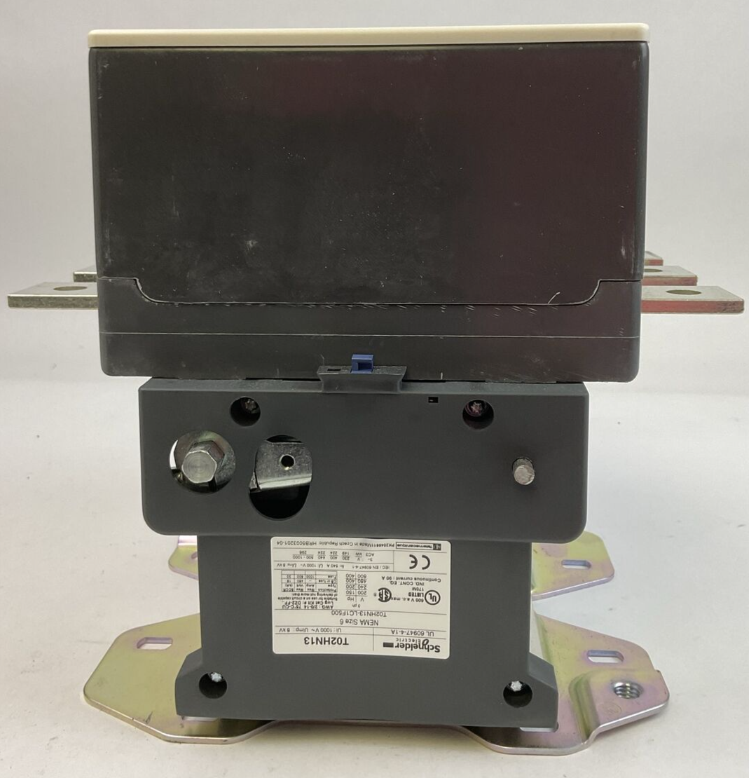 SCHNEIDER ELECTRIC T02HN13F7 SIZE 6 CONTACTOR TeSys LX1FK110 110-120VAC 40-400Hz
