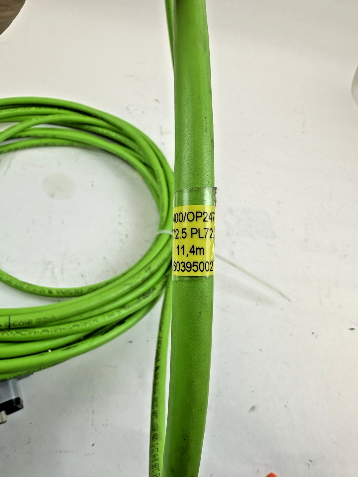 SAB BROCKSKES 279400/OP247-2 SERVO FEEDBACK CABLE 11.4M WIELAND 24-PIN CONNECTOR