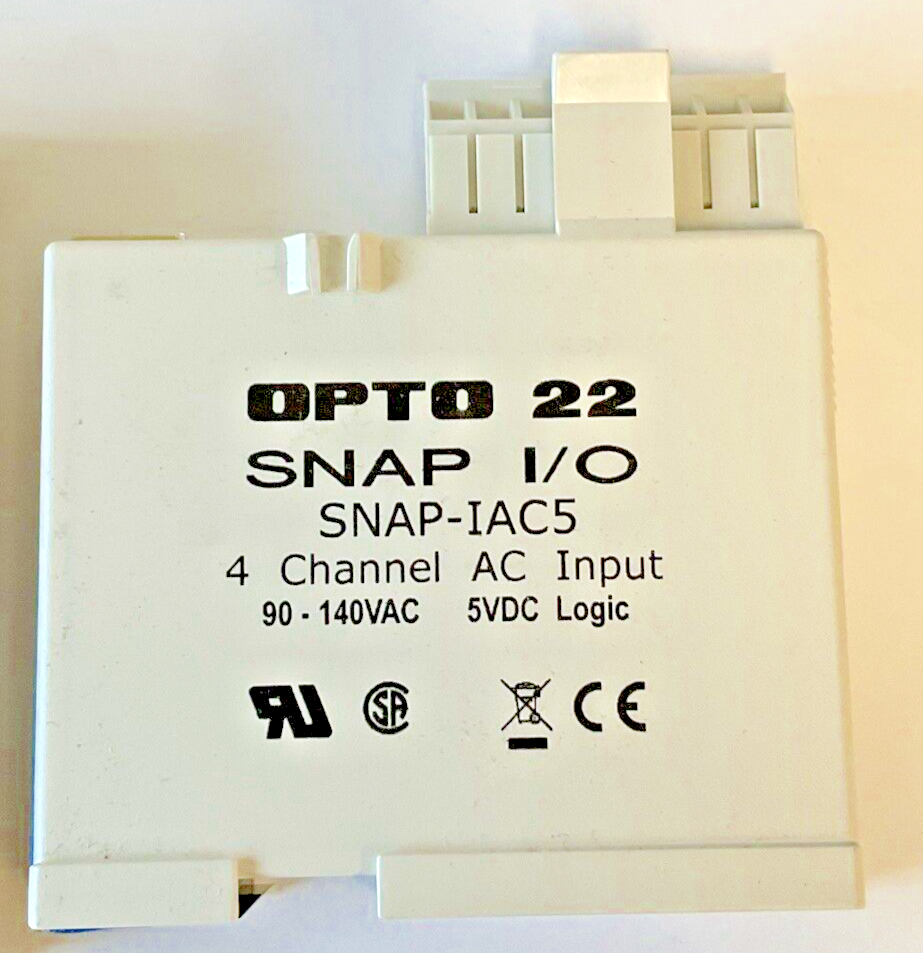 OPTO 22 SNAP I/O SNAP-IAC5 DIGITAL MODULE 90-140VAC 5VDC 4 CHANNEL