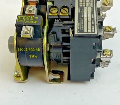 SQUARE D 8965 R0-5 AC REVERSING HOIST CONTACTOR 575V SER.D