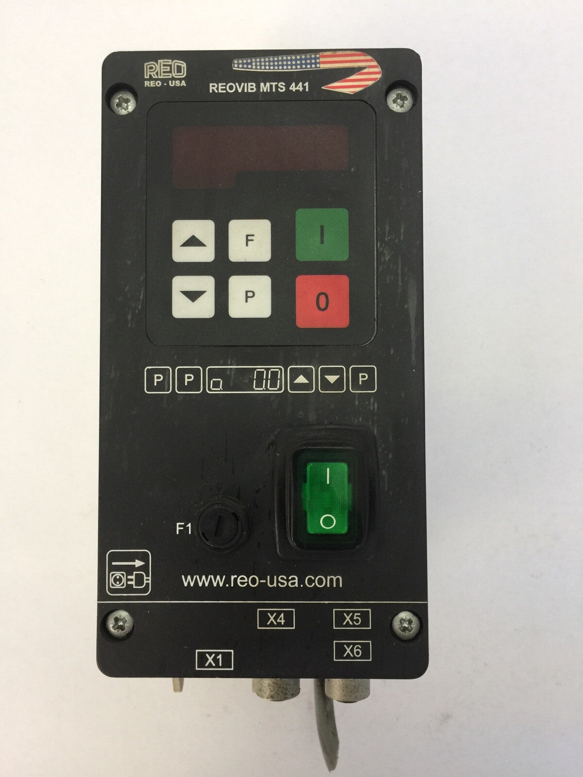 REO REOVIB MTS 441 VARIABLE FREQUENCY CONTROL 110/240V 50/60HZ OUT 0-100/210V 6A