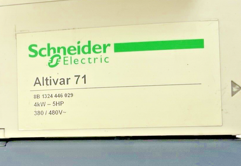 SCHNEIDER ELECTRIC ATV71HU4ON4 VARIABLE FREQUENCY DRIVE 4KW-5HP V5.7 IE70