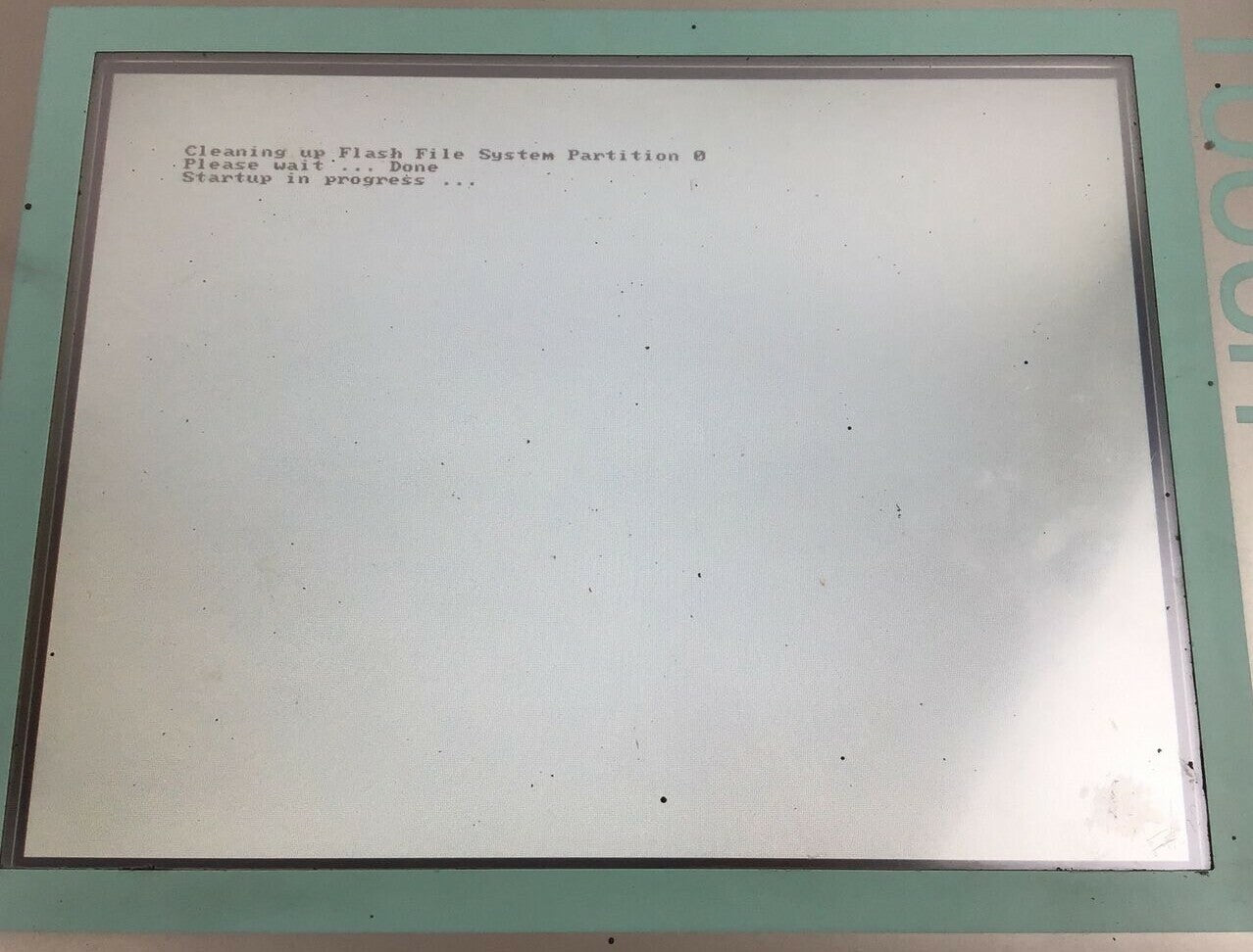 SIEMENS 6AV6 643-0CD01-1AX1 10" TOUCH OPERATOR PANEL INTERFACE *BROKEN PLASTIC*