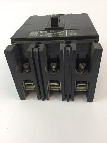WESTINGHOUSE EB3050 CIRCUIT BREAKER 50AMP 240VAC 3 POLE