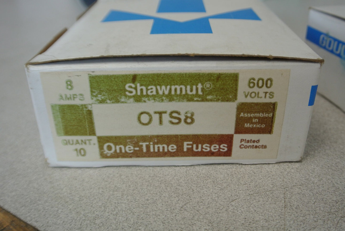 BOX of 10 / GOULD SHAWMUT OTS8 CLASS K5 FUSE 8A / 600V / NEW SURPLUS