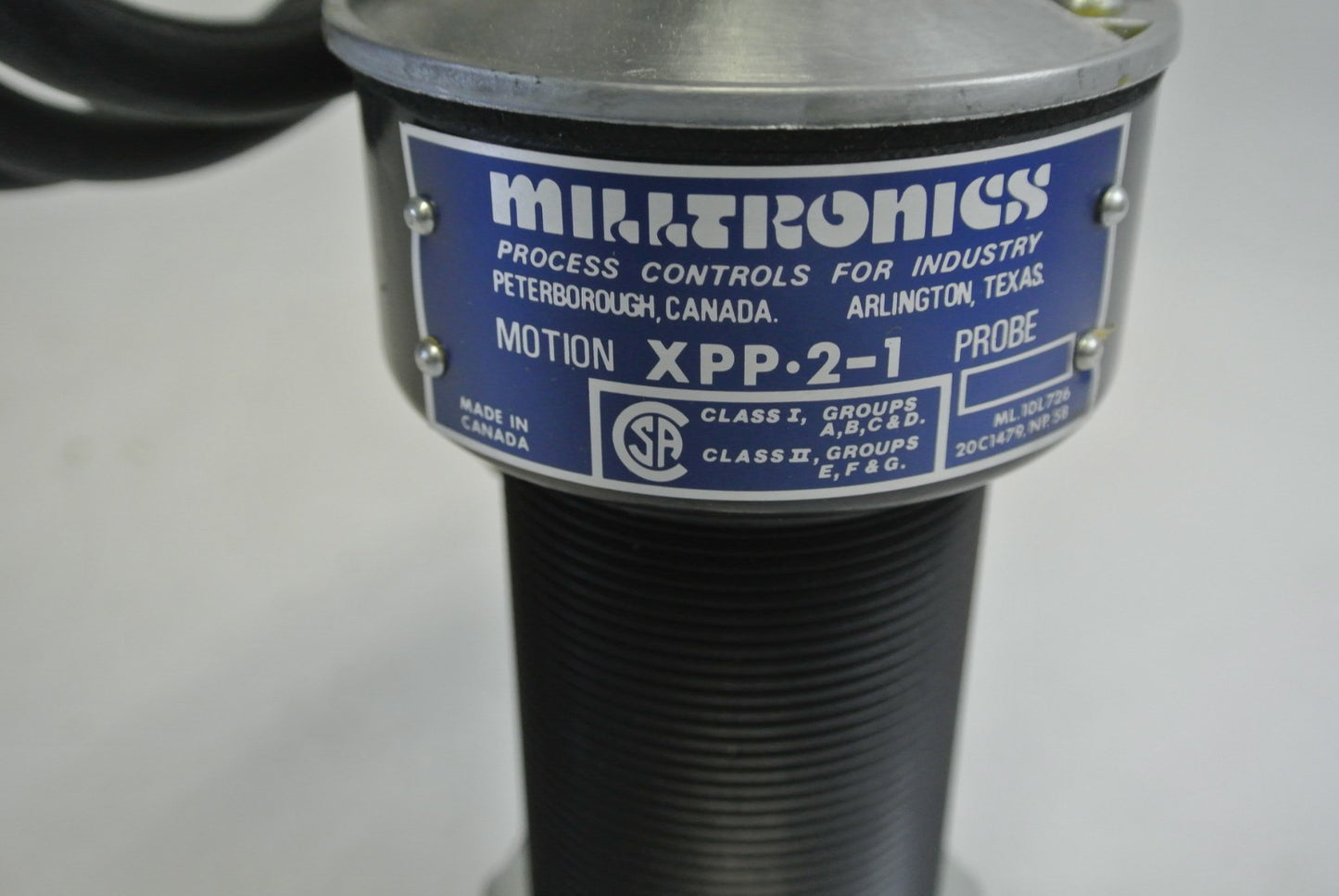 MILLTRONICS XPP-2-1 MOTION-SENSING PROBE  / 3S-DSH-87159 - NEW SURPLUS