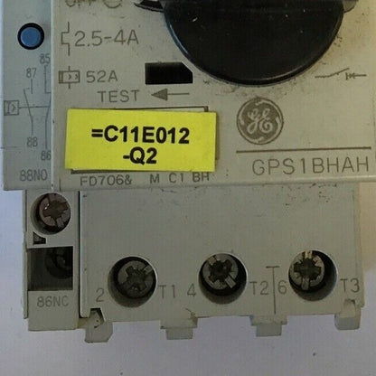 GENERAL ELECTRIC GPS1BHAH MANUAL MOTOR STARTER GPAE11LLA& (2) GPAC10FBA