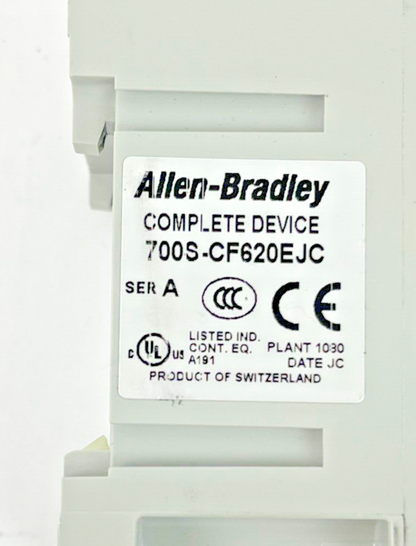 ALLEN BRADLEY 700S-CF620EJC  SER.A GUARDMASTER SAFETY RELAY  24V DC
