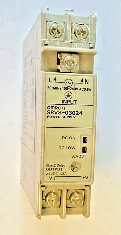 OMRON S8VS-03024/ED2 POWER SUPPLY 24VDC 1.3A CLASS2