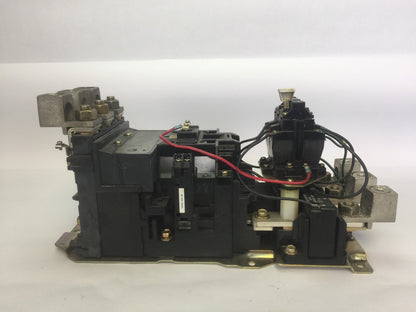 ALLEN BRADLEY 509-FO* SIZE 5 STARTER 600VAC 270A 200HP AF236 COIL 115-120V 60HZ