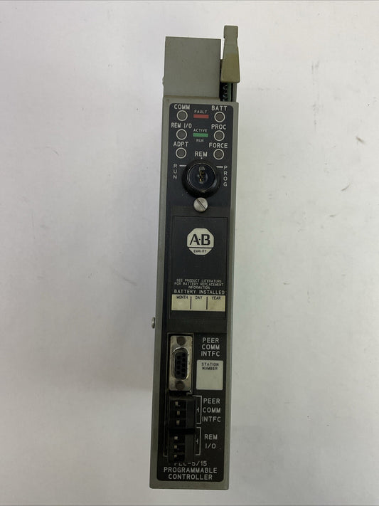 ALLEN BRADLEY 1785-LT SER B FIRMWARE REV R PLC-5/15 PROCESSOR