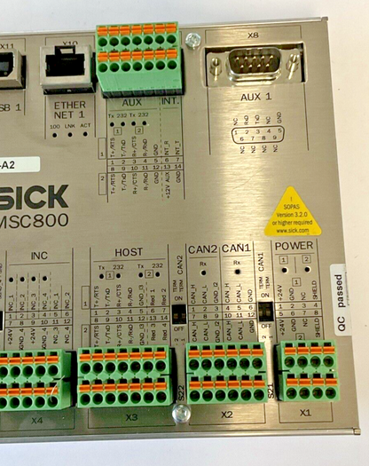 SICK MSC800-0000 MODULAR SYSTEM CONTROLLER 24VDC