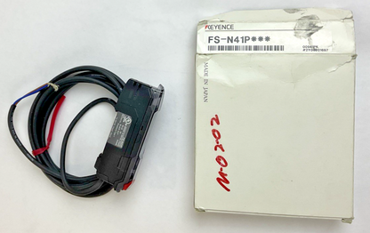 KEYENCE FS-N41P FIBER OPTIC CABLE 10-30VDC