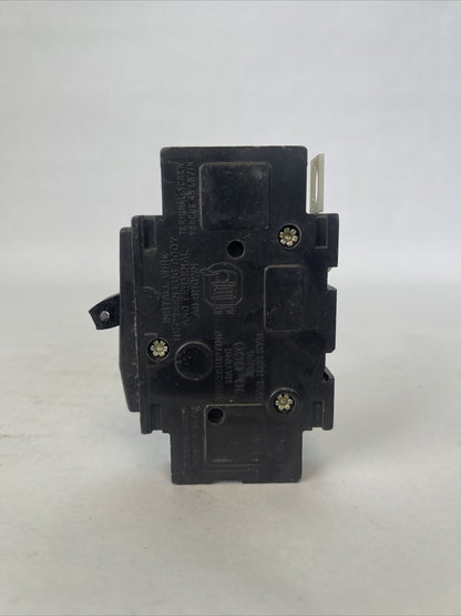 SQUARE D QOU120 CIRCUIT BREAKER 1POLE 20AMP 120/240VAC HACR TYPE YELLOW D