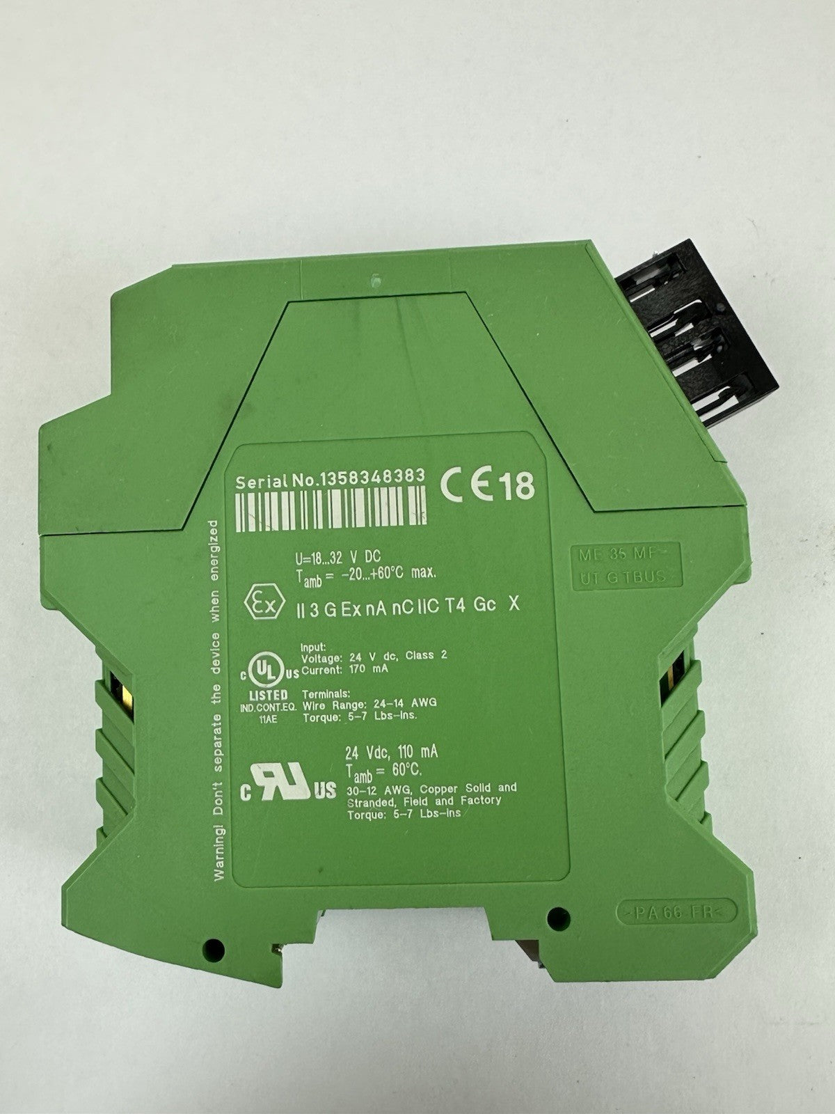 PHOENIX CONTACT PSI-MOS-PROFIB/FO1300-E 2708559 FIBER OPTIC CONVERTER 24VDC