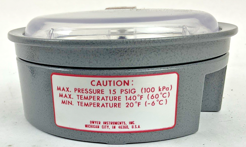 DWYER 102046-10 PRESSURE GAUGE X1000FPM 15PSIG W38AG