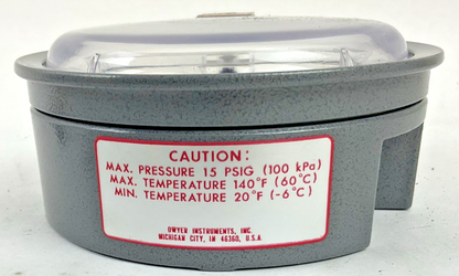 DWYER 102046-10 PRESSURE GAUGE X1000FPM 15PSIG W38AG