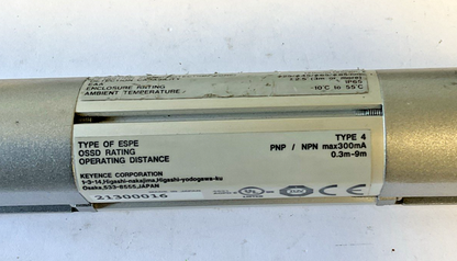 KEYENCE SL-C08H-R / SL-C08H-T  TRANSMITTER AND  RECIEVER 24VDC