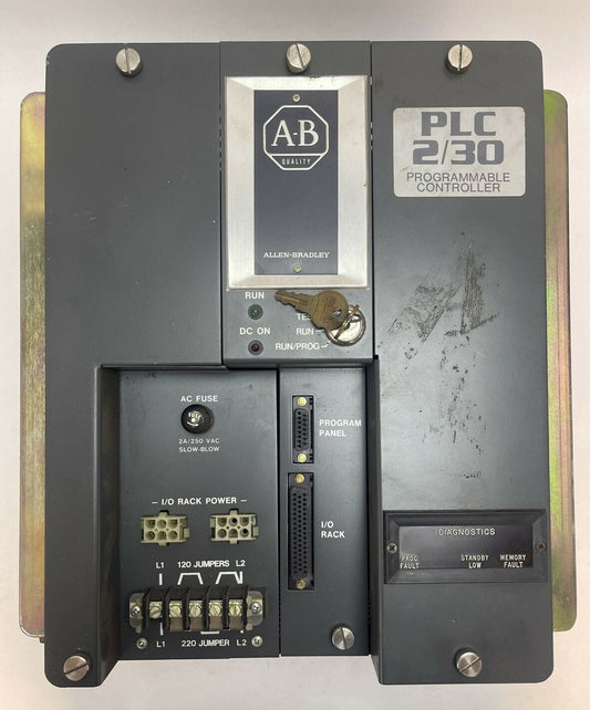ALLEN BRADLEY 1772-LP3 SER A 120/240V 60/50HZ 2/1A PLC 2/30 PROGRAMMABLE CONTROL