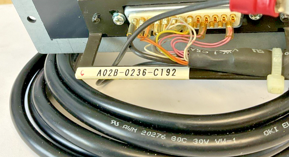 FANUC A02B-0236-C192 PUNCH PANEL WITH CONNECTOR