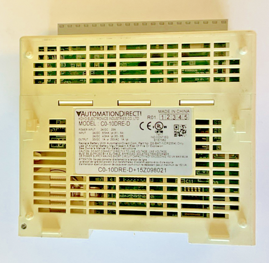 KOYO C0-10DRE-D PLC ETHERNET MODULE AUTOMATION DIRECT  24VDC 20W CLICK