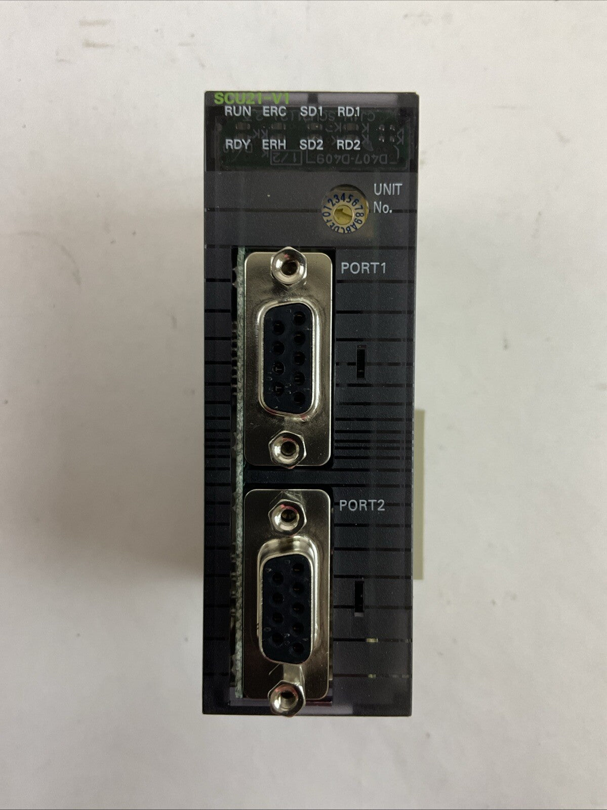 OMRON CJ1W-SCU21-V1 SERIAL COMMUNICATION UNIT VER 1.3