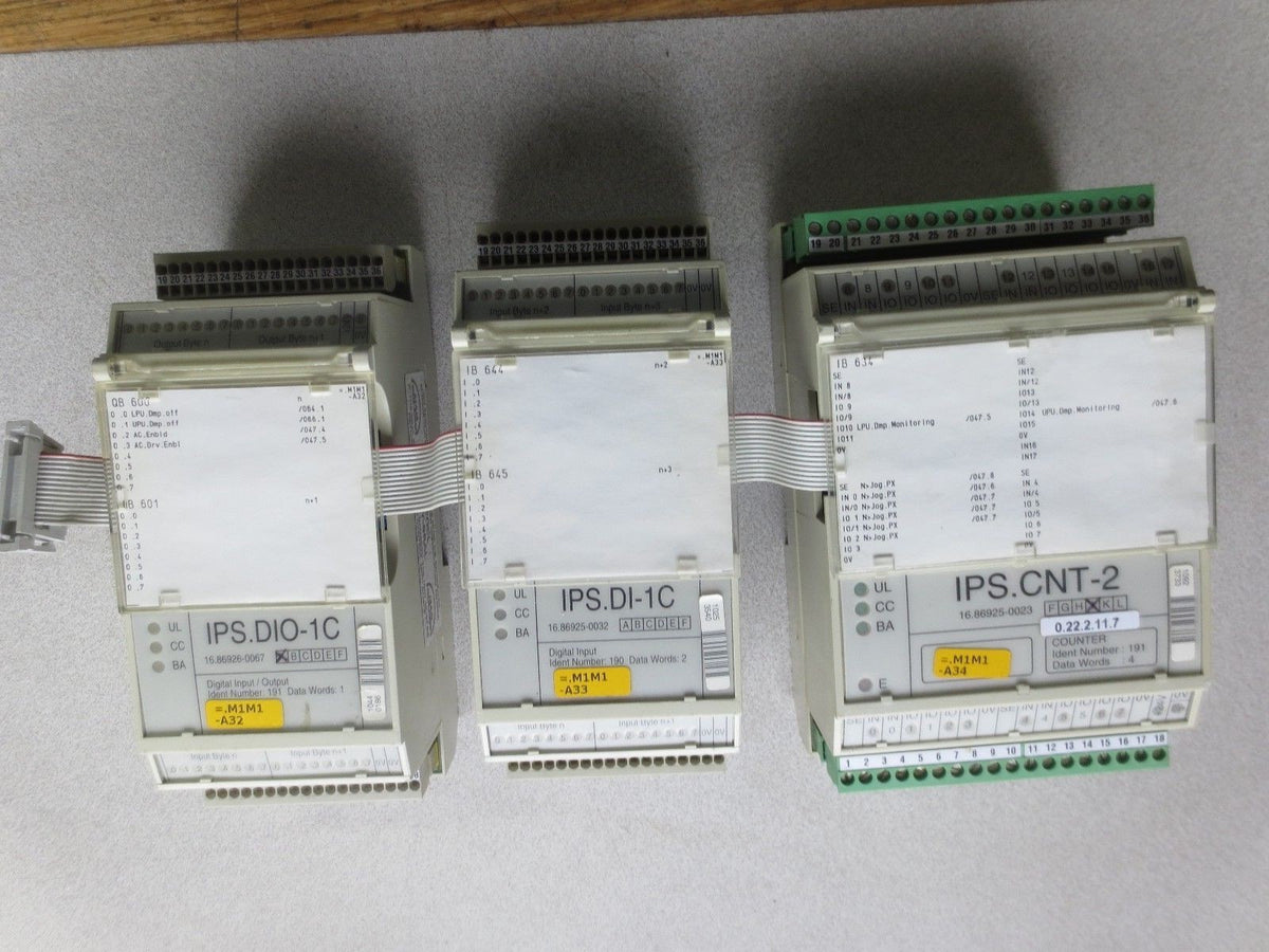 MAN ROLAND IPS.CNT-2 COUNTER MODULE + IPS.DI-1C DIGITAL INPUT + IPS.DIO-1C I/O