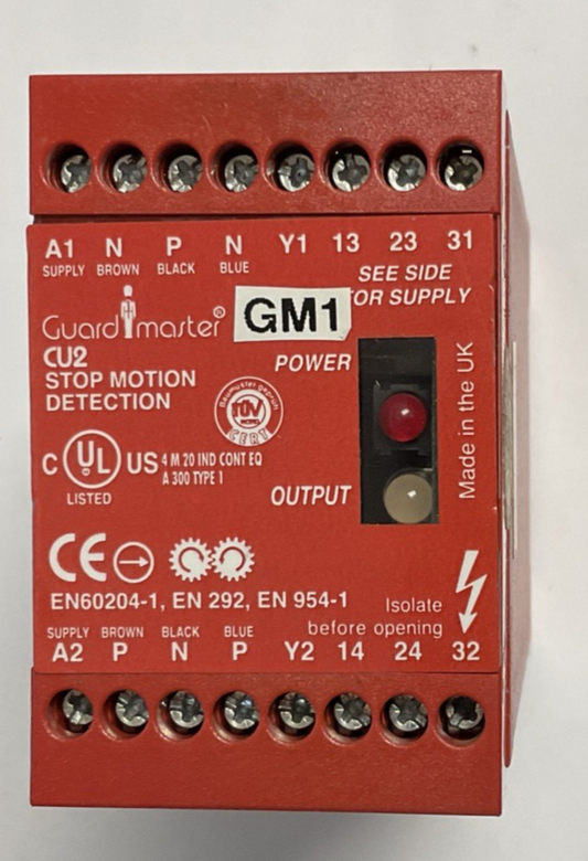 ALLEN BRADLEY 440R-S07139 STOP MOTION DETECTION RELAY SER.A 24VAC/DC