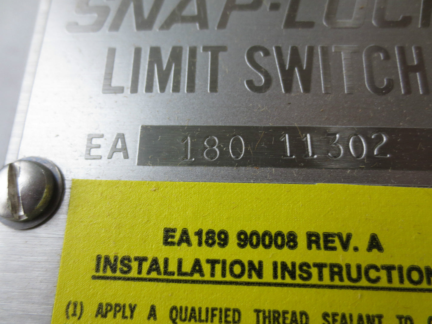 NAMCO EA180-11302 SNAP-LOCK LIMIT SWITCH - NEW SURPLUS